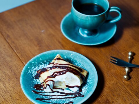 王道!チョコバナナクレープ